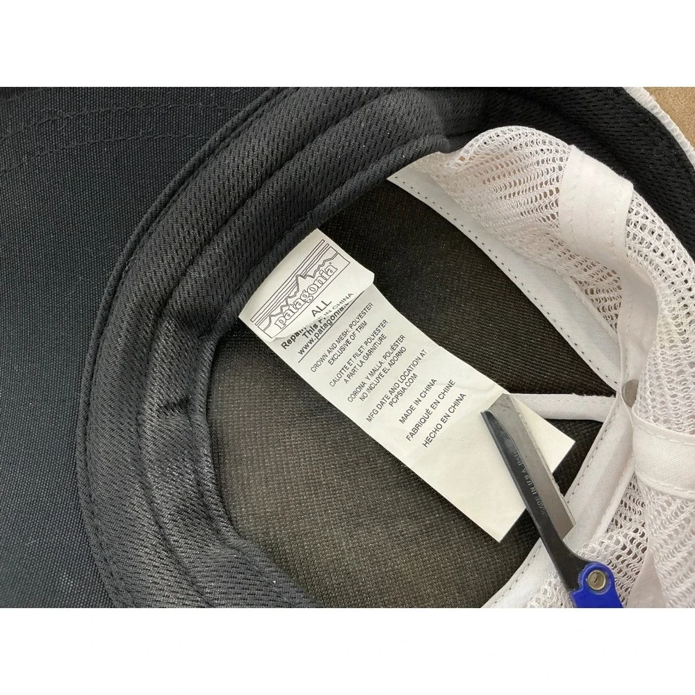 Patagonia Trucker Hat Geometric Print Mesh Back Snapback‎ Adjustable